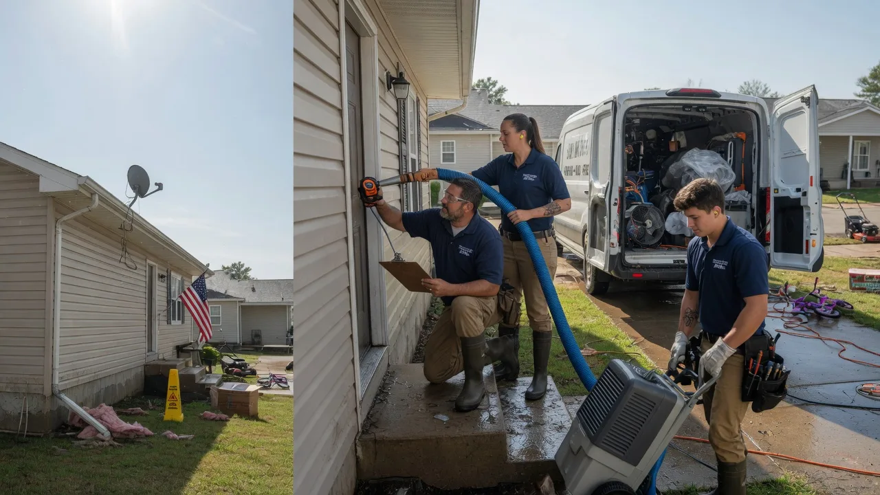 Ceiling Water Damage Restoration in Commerce, OK near me